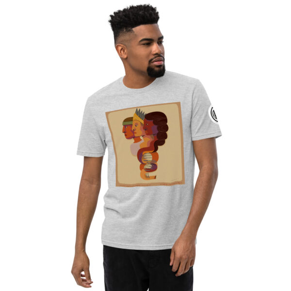 Camiseta reciclada unisex con diseño - Historias genómicas de pueblos originarios - Imagen 2
