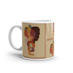 Taza con diseño - Historias Genómicas de Pueblos Originarios